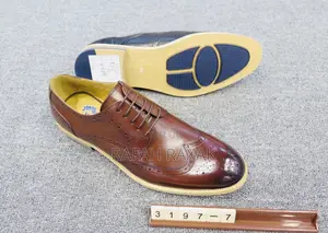 Original Brown Franco Banetti Wooden Sole Oxfords