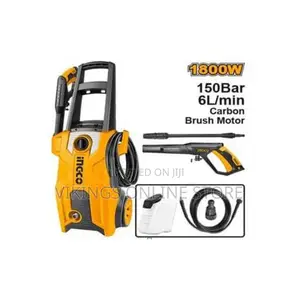 INGCO High Pressure Washer(HPWR18008) - Black, Orange