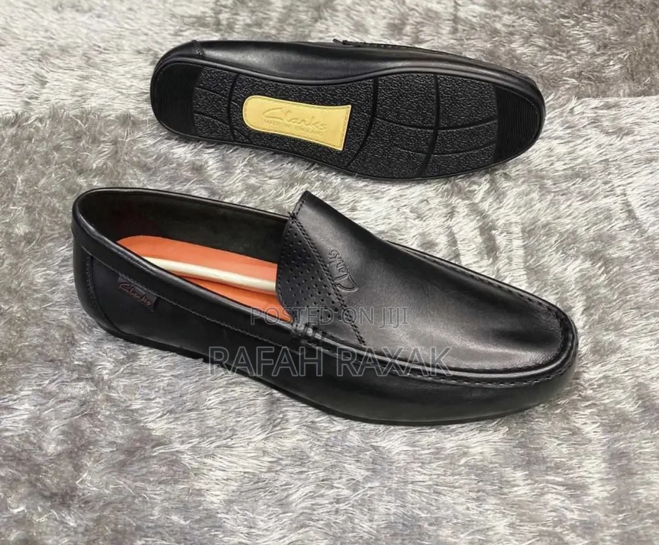 Original Clarks Flat Sole Leather Moccasins