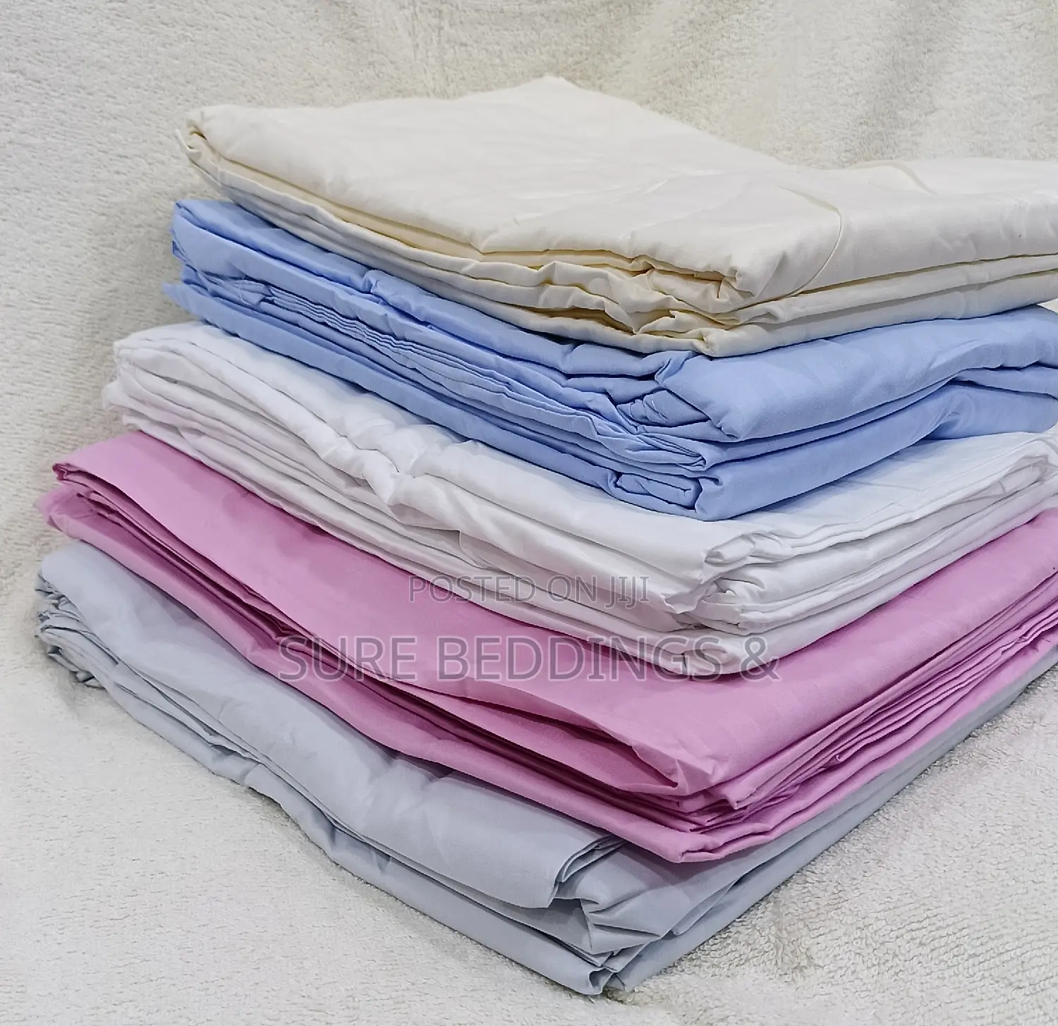 Stripped Cotton Bedsheets