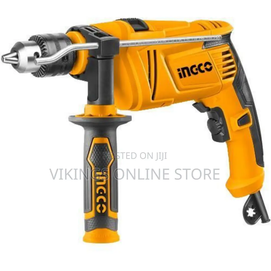 INGCO Impact Drill Voltage: 220-240v~50/60hz - Orange, Black