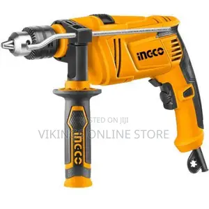 INGCO Impact Drill Voltage: 220-240v~50/60hz - Orange, Black