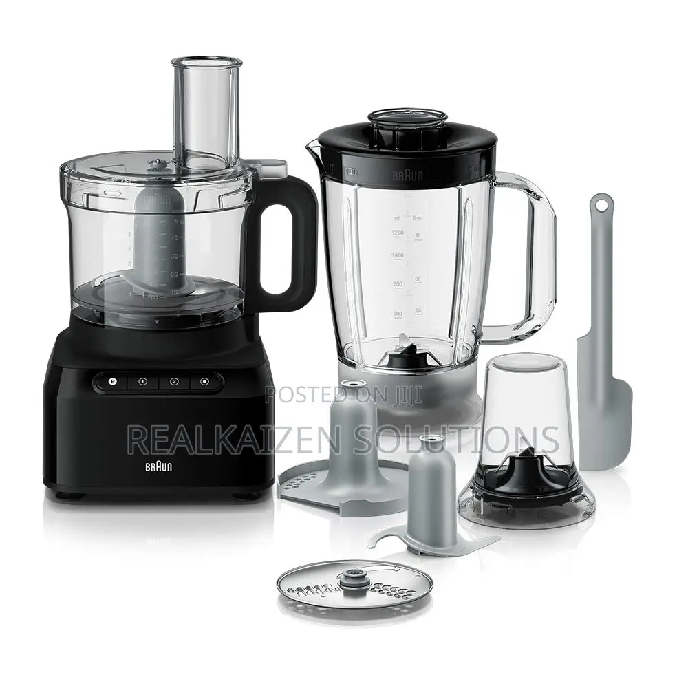 German BRAUN Pureease Food Processor
With 6 Attachments 800W