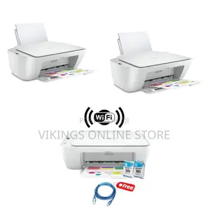 Hp Wireless Printer + Free Printer Cable – White