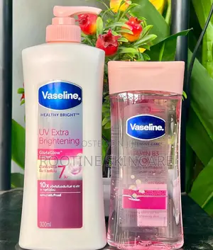 Vaseline Uv Extra Brightening Lotion + Vitamin B3 Body Oil