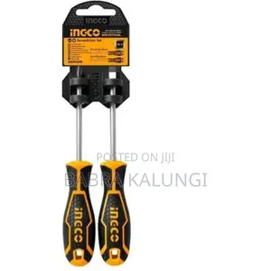 Ingco 2pcs of Screwdriver Set _Black