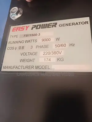 Diesel Generator 9KVA Three Phase