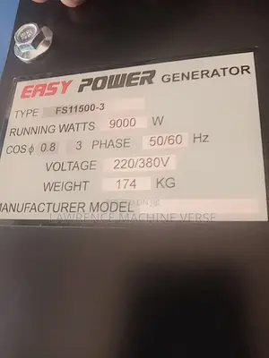 Diesel Generator 9KVA Three Phase