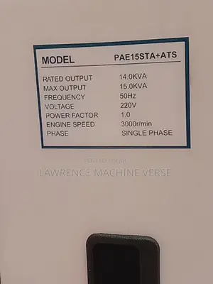 Box Body Diesel Generator 15kva