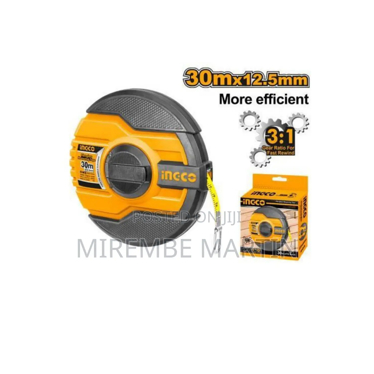 Ingco Fibreglass Measuring Tape.