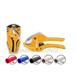 Ingco PVC Pipe Cutter Plastiv Pipe Cutting Tool_ Yellow
