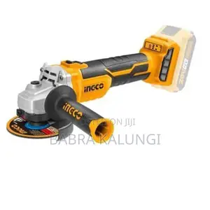 Ingco Industrial Lithium Iron Angle Grinder_ Yellow