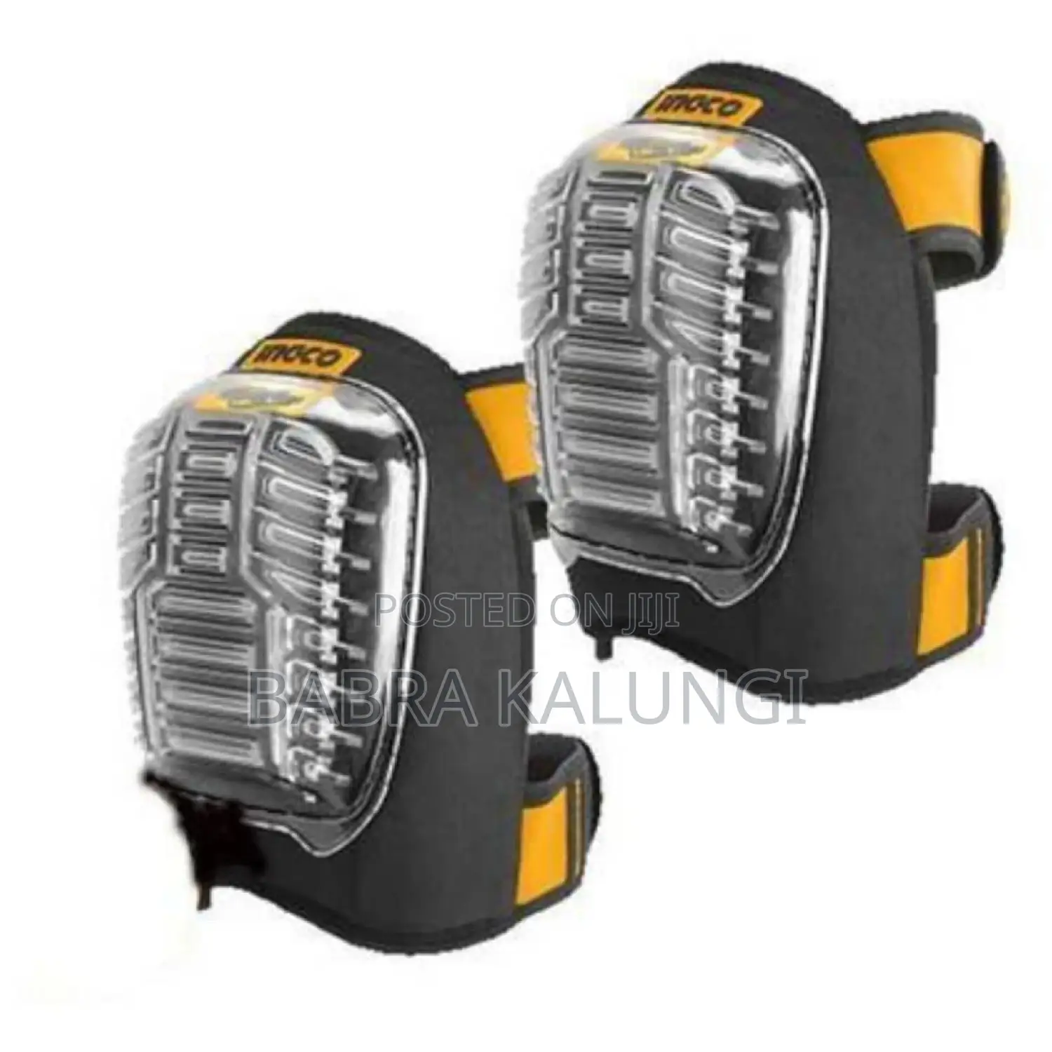 Ingco Kneepads_ Yellow, Black
