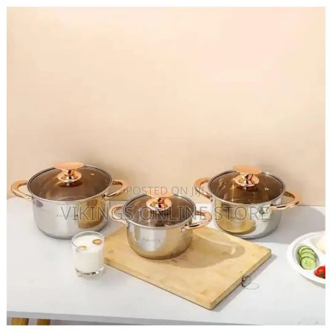 Kaisa Villa 6 Pieces Quality Stainless Steel Cookware Set