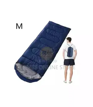 Sleeping Bag for Camping Hiking Travel Waterproof, Navy Blue