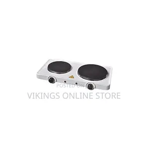 1000W Electric Double Hot Plate – White