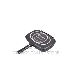 40cm Dessini Double Grill Pan – Black