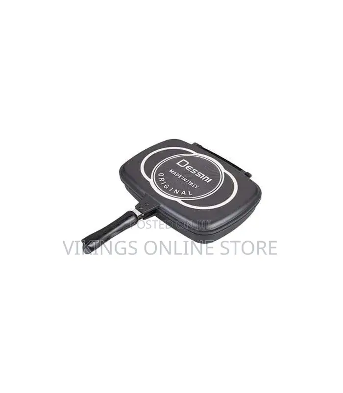 40cm Dessini Double Grill Pan – Black
