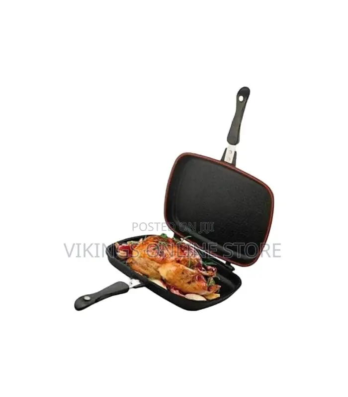 Dessini 36cm Double Grill Pan – Black
