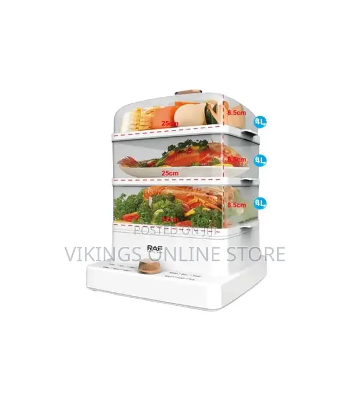 Raf 3 Layer Vegetable Steam Cooker Electric Steamer