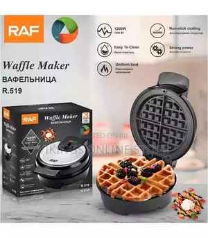 RAF R.519 Waffle Maker – Black