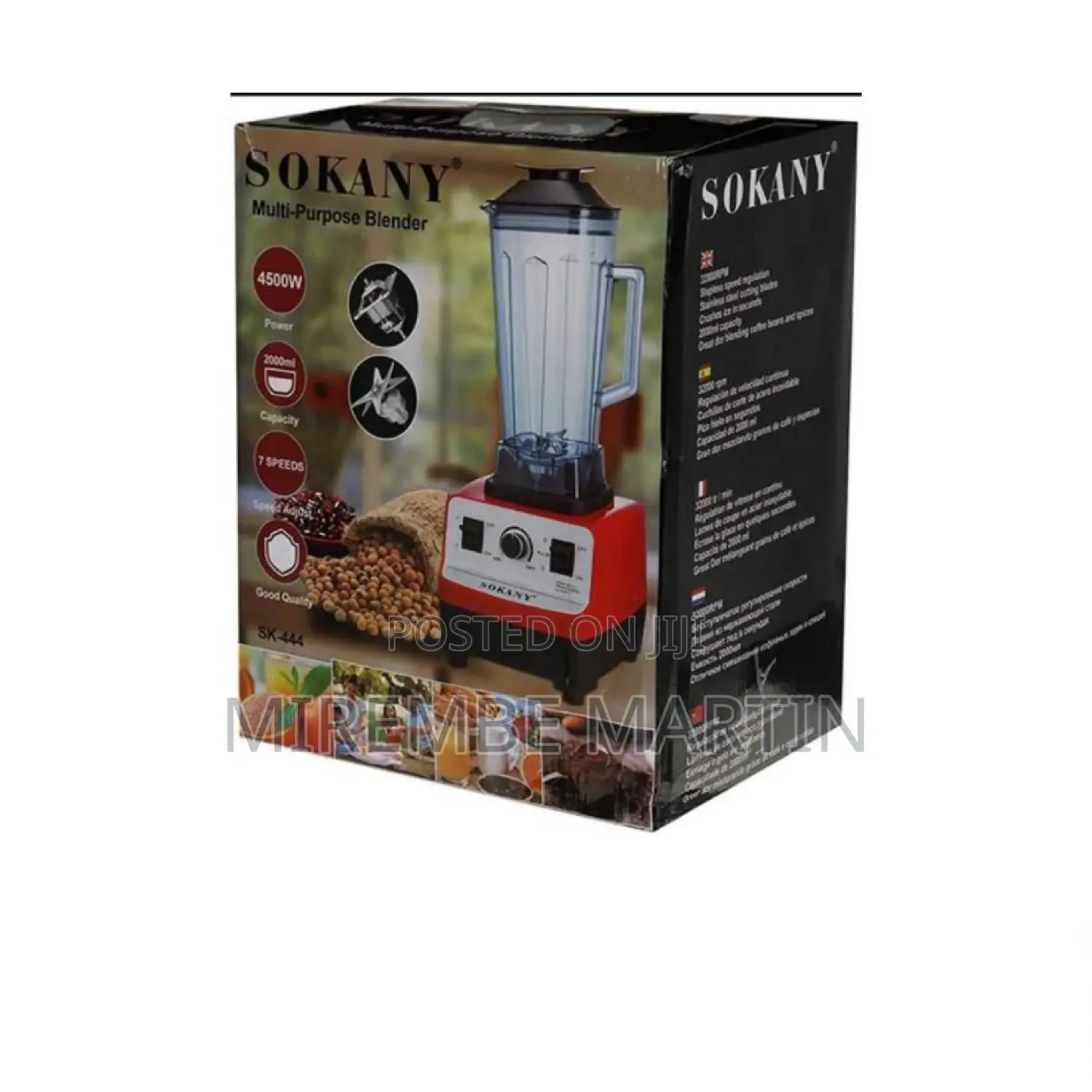 Sokany Multipurpose Blender.