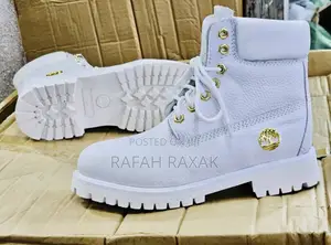 Original Men’S White Timberland 6 Inc Waterproof Boots