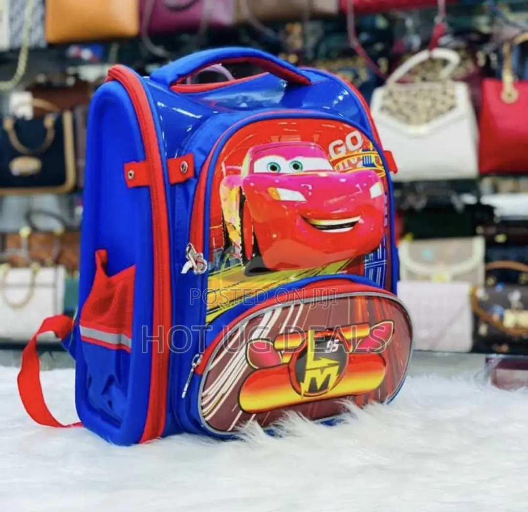 Children Cartoon Backpack School Bag - Multicolor