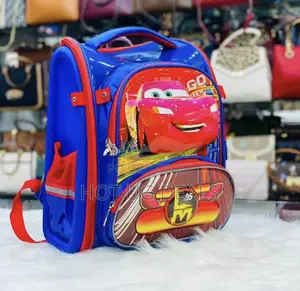 Children Cartoon Backpack School Bag - Multicolor