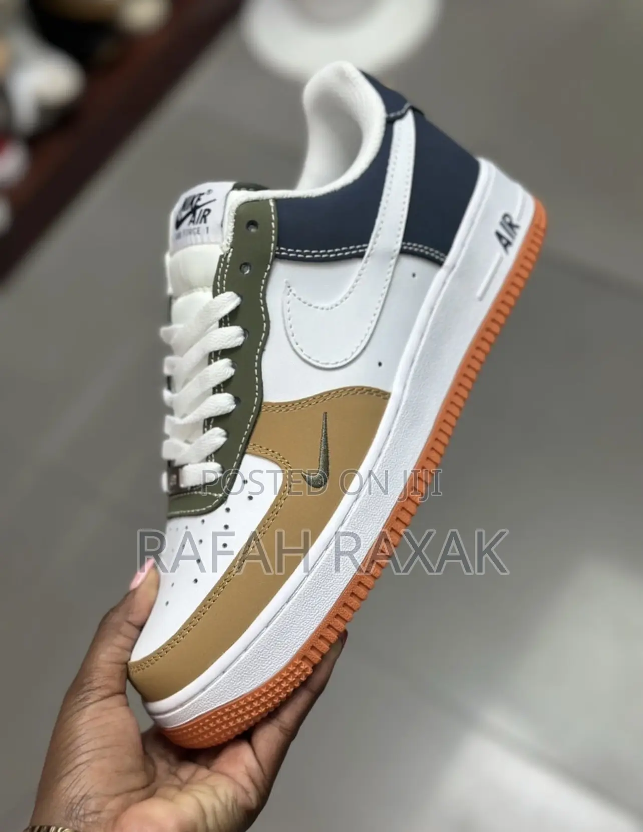 Original Unisex Nike Air Force 1 Low 07 Brown/Grey Sneaker