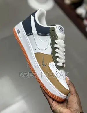 Original Unisex Nike Air Force 1 Low 07 Brown/Grey Sneaker