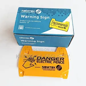 Electric Fence Warning Signs