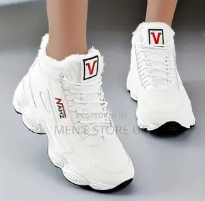 Ladies Genuine White Jungle Sneakers