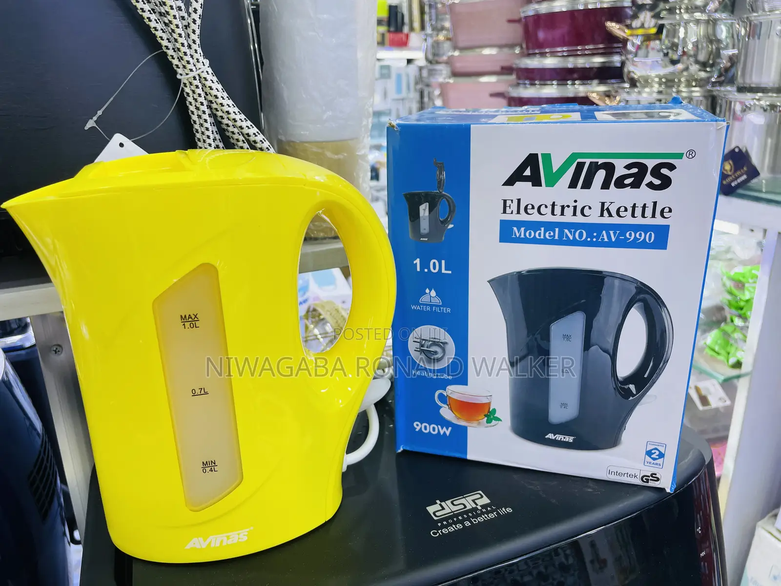 1.0L Avinas Plastic Electric Kettle