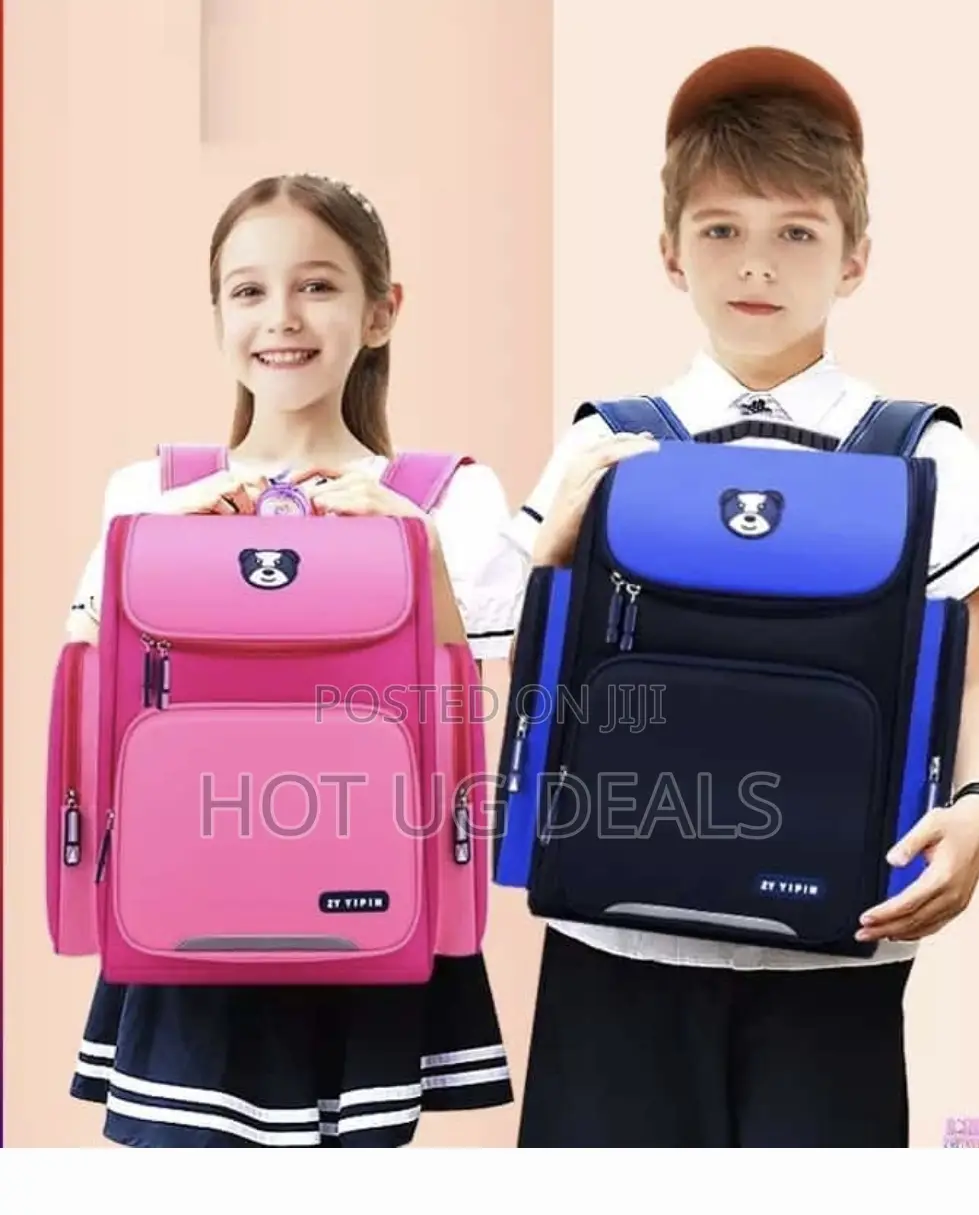 Kids Fabric School Bag - Colour May Vary