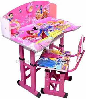 Kids' Character Reading Table With Chair