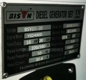 Diesel Generator Set 20kva