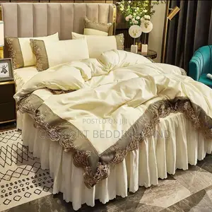 12 Pc Cotton Bedcover Cream