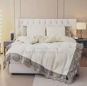 12 Pc Cotton Bedcover Off-White