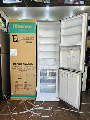 Hisense 341L Double Door Refrigerator With Water Dispenser