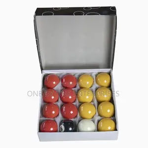 Set of 16 Pool English Pool Balls