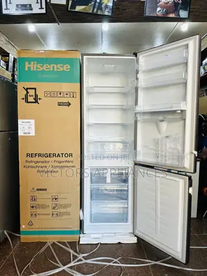341L Hisense Double Door Refrigerator With Bottom Freezer