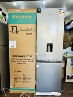 341L Hisense Double Door Refrigerator With Bottom Freezer