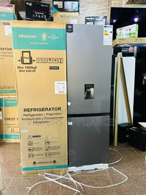 Hisense Double Door Refrigerator 341L With Water Dispenser