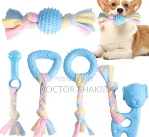 Durable Braided Pet Bone Teething Toys