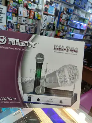 DH-744 Max Microphone/Wireless Microphone/Dual Channel Mic