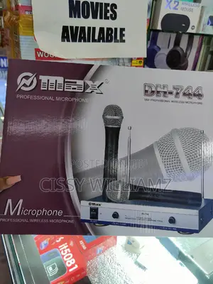 High VHF Dual Channel Mic/Professional Wireless Microphone