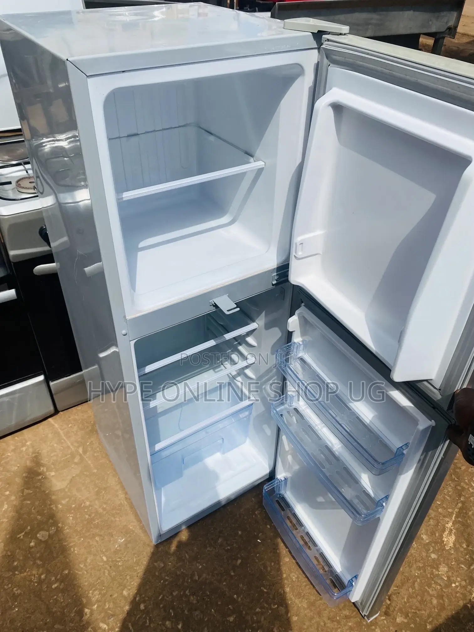Double Door Silver 158L Fridge