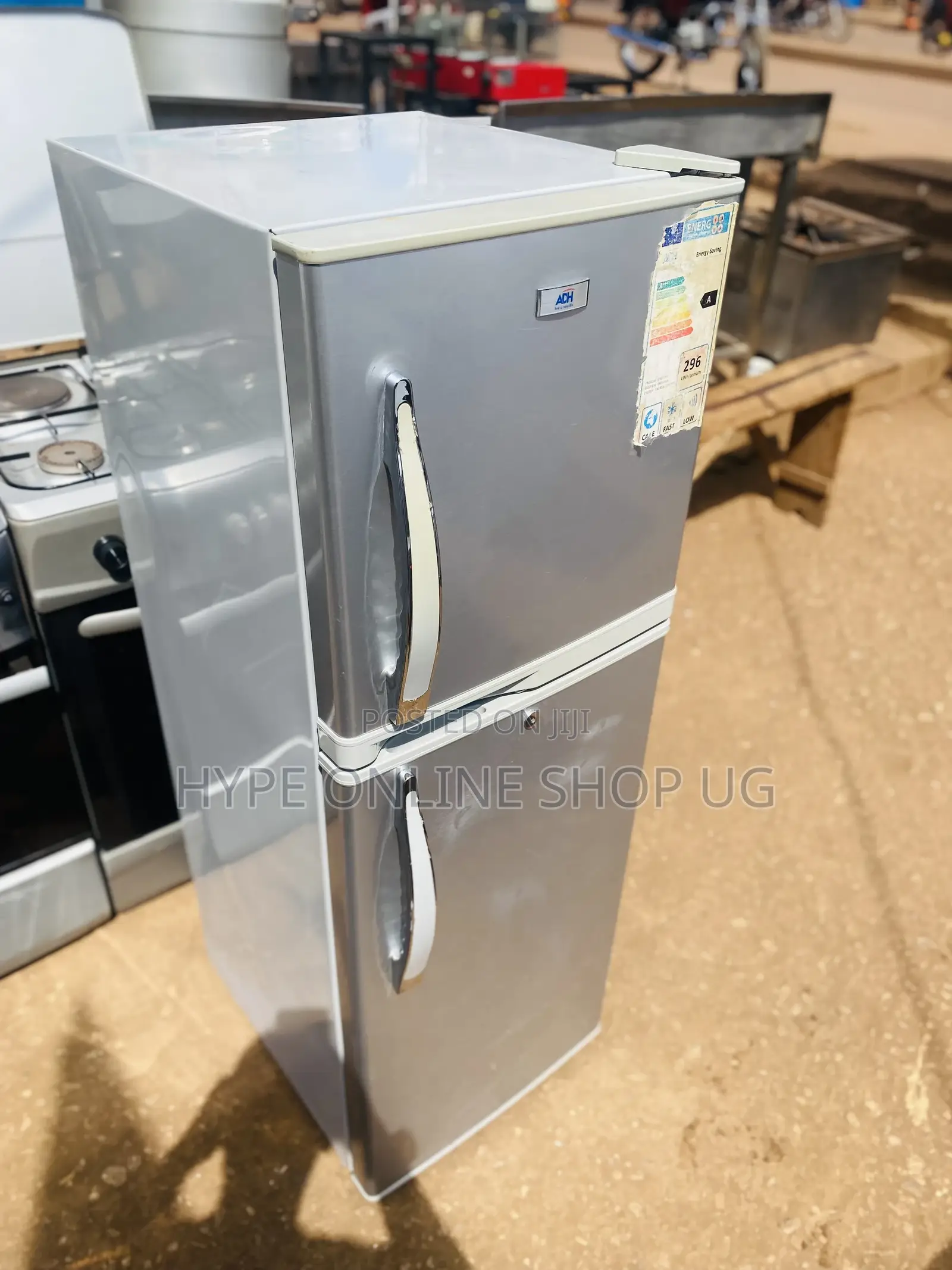 Double Door Silver 158L Fridge