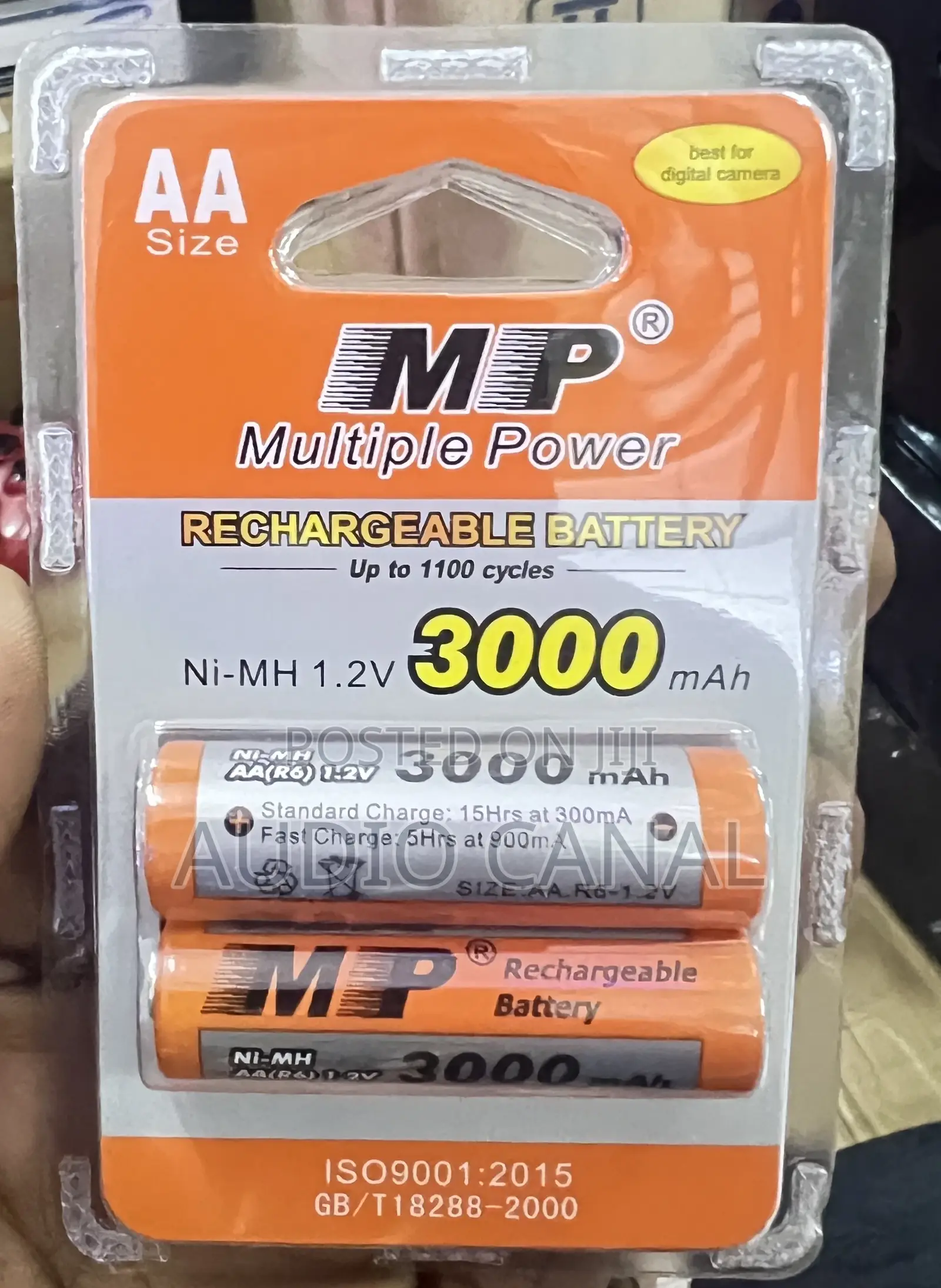 3000 Mah AA Rechargeble Battery
